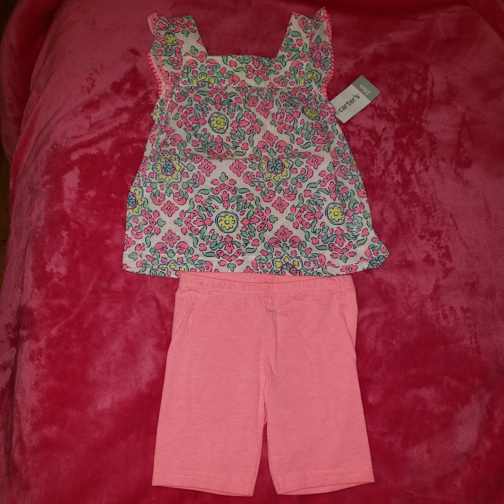 Carter's 24 month 2 piece set baby girl's BNWT